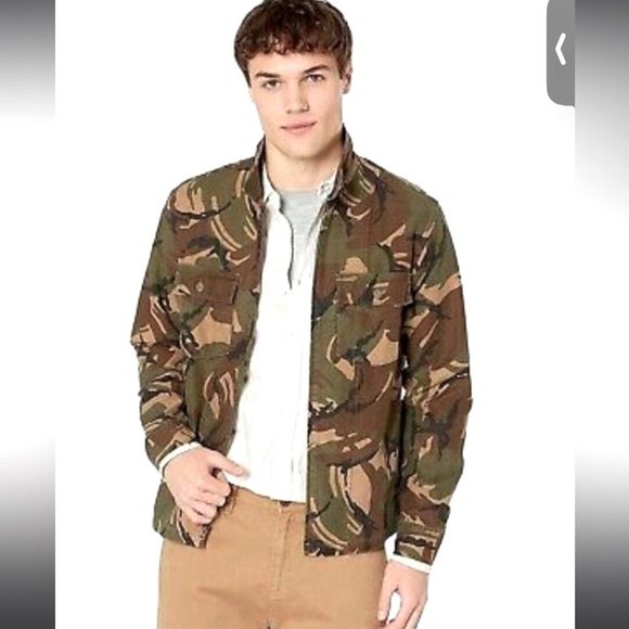 Wallace & Barnes J.Crew Camo Utility Jacket | Size XS | 100% Cotton - Picture 1 of 5
